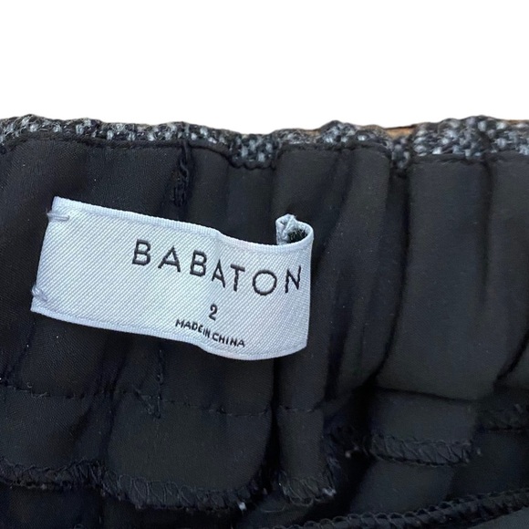 Aritzia Babaton Cohen Pant- Cropped Wool Blend Pleated Dress Pants - Picture 10 of 14